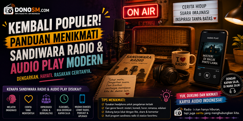 Kembali Populer! Panduan Menikmati Sandiwara Radio & Audio Play Modern