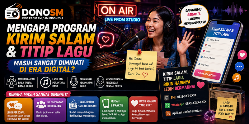 Mengapa Program Kirim Salam & Titip Lagu Masih Sangat Diminati di Era Digital?