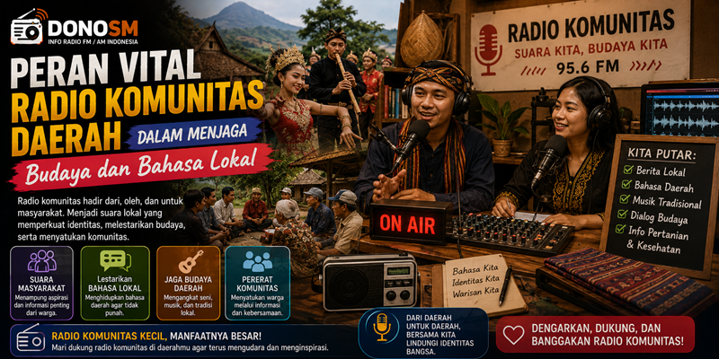 Peran Vital Radio Komunitas Daerah dalam Menjaga Budaya dan Bahasa Lokal